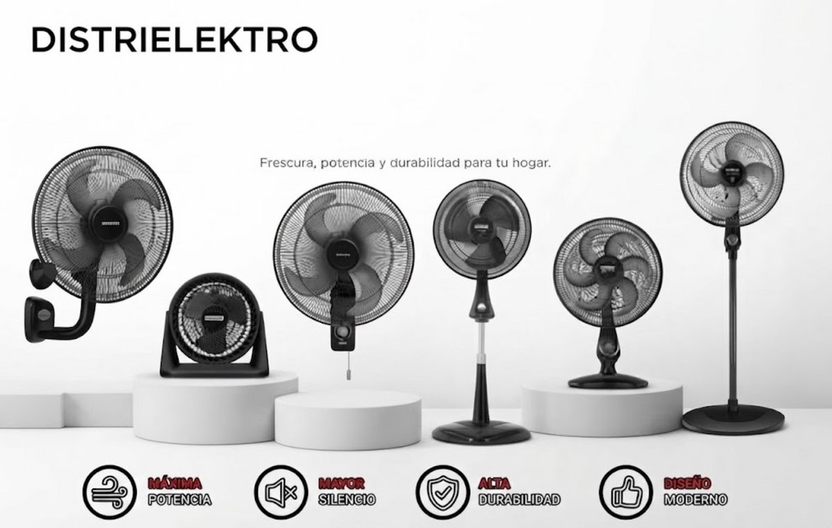 Colección de ventiladores DistriElektro
