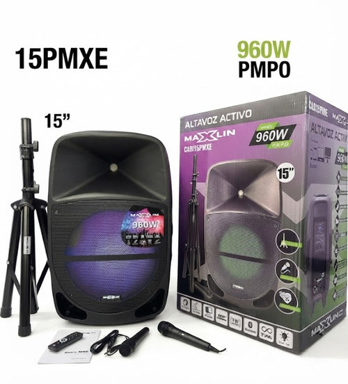 Cabina de Sonido Maxlin 15" 960W