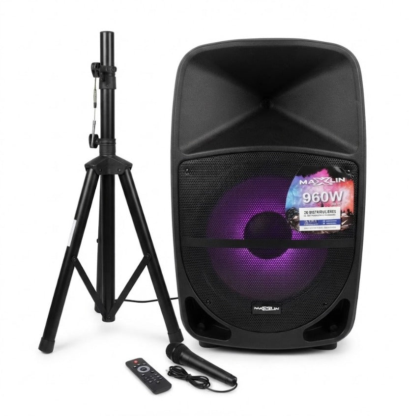 Cabina de Sonido Maxlin 15" 960W
