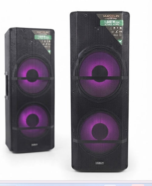 Cabina de Sonido Maxlin 15" Doble 1600W