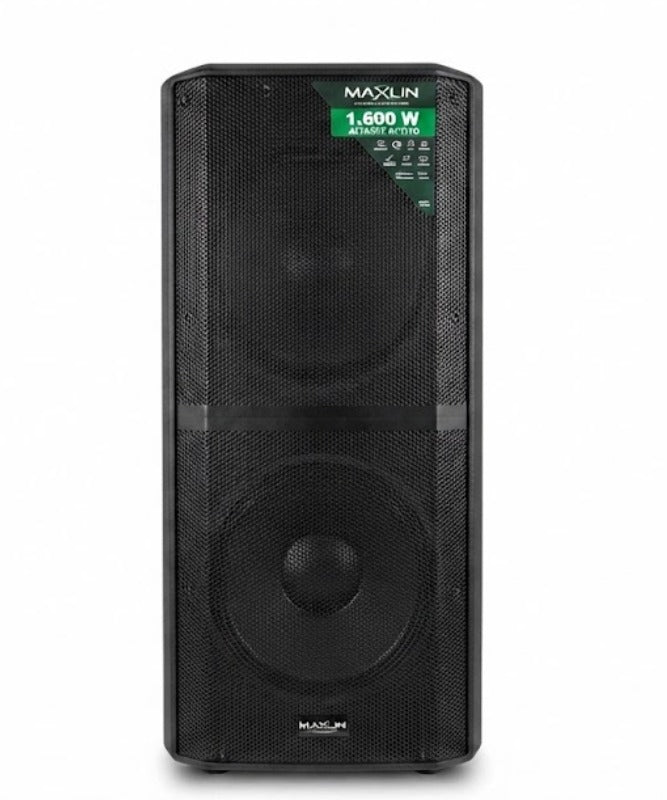 Cabina de Sonido Maxlin 15" Doble 1600W